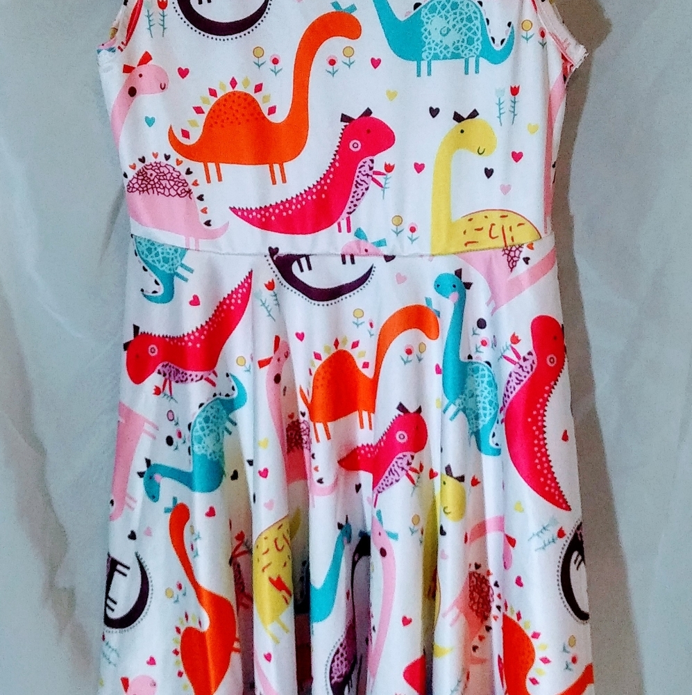 Ling Qi Shilu 130 Girls Dinosaur Dress